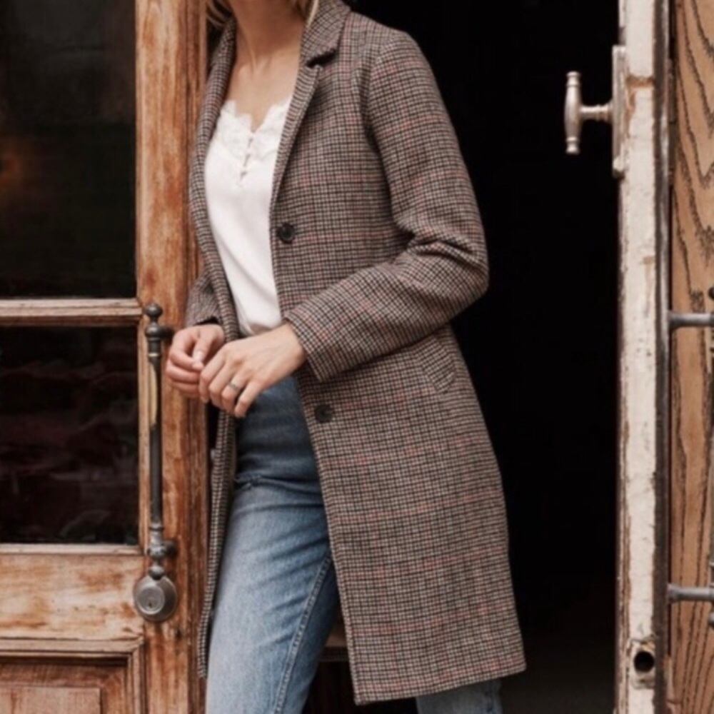 Wool Blend Dad Coat XXS NWOT